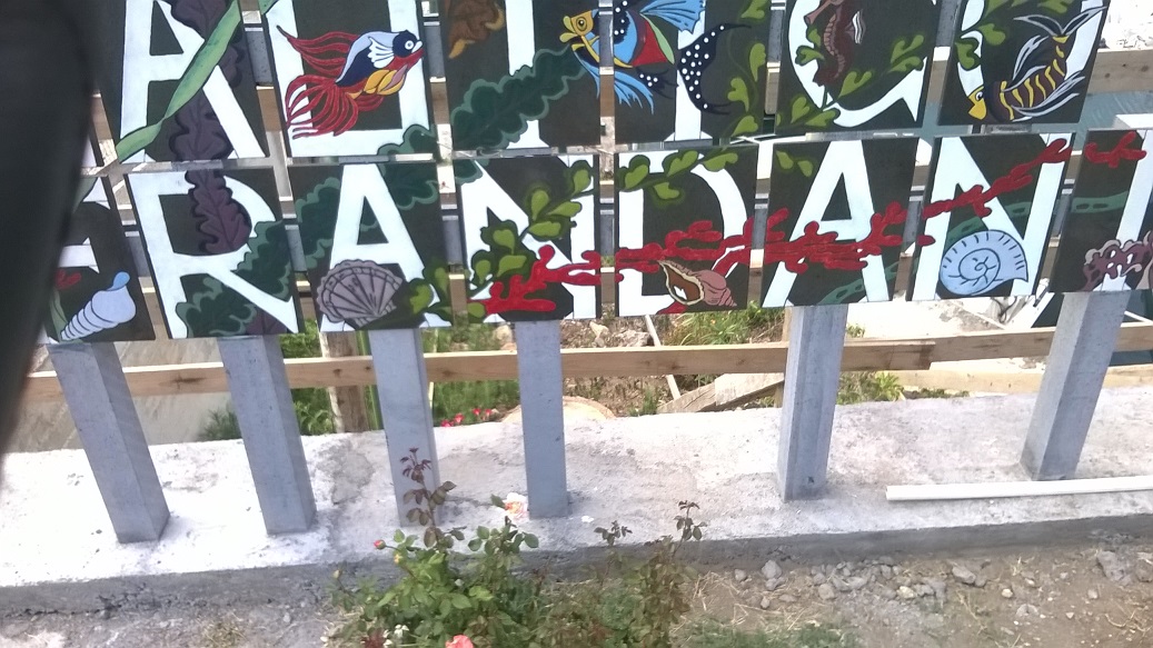 Ceramic Lava House Number